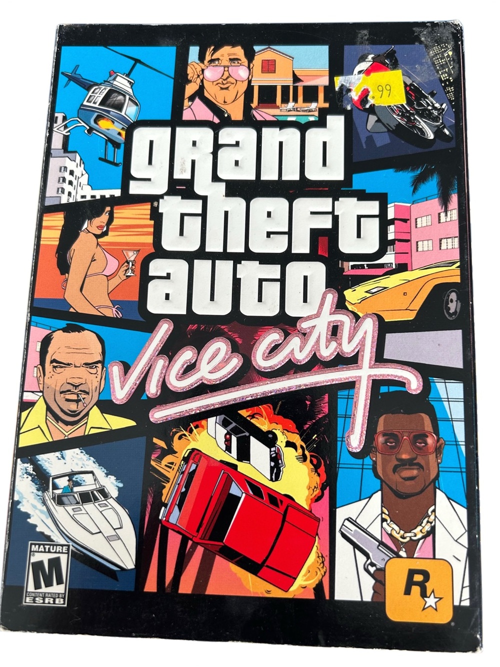 New Grand Theft Auto PC Big Box Game Vice City Complete Open Box 2003 Windows